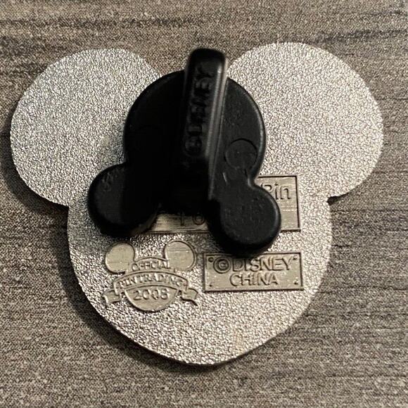Disney Parks 2008 Mickey Mouse Head Pink Hidden Mickey No. 1 of 5 Trading Pin - Picture 4 of 4